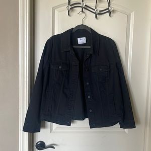 Old Navy Black Denim Jacket Size XL